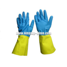 Double Color Neopren Industrial Work Handschuh
